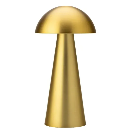 Utopia Grenada LED Cordless Table Lamps Gold 225mm (6 Pack)