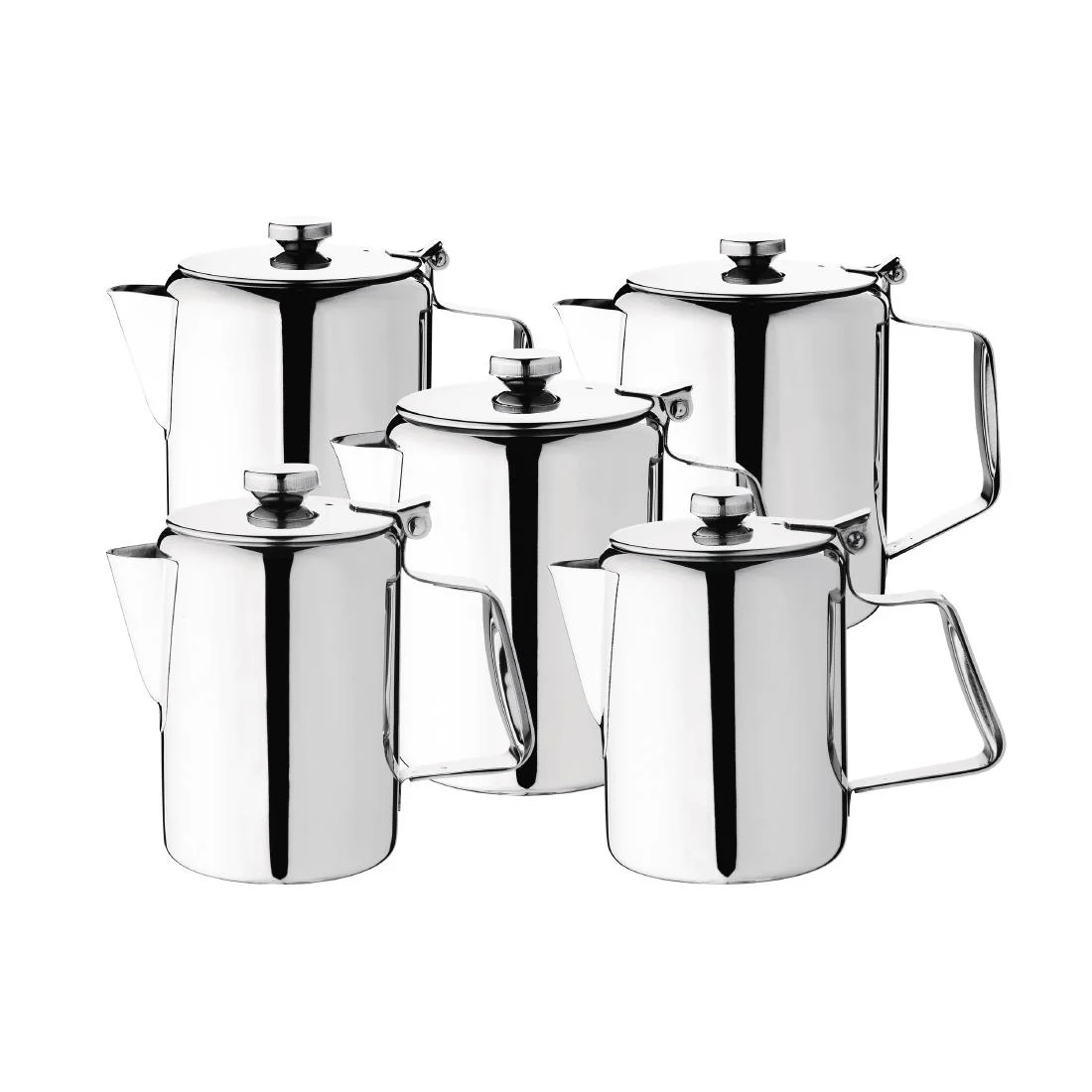 Olympia Concorde Coffee Pot Stainless Steel 20oz