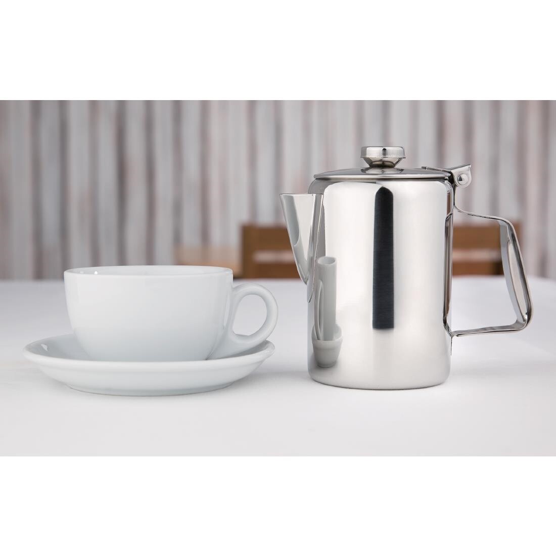 Olympia Concorde Coffee Pot Stainless Steel 20oz