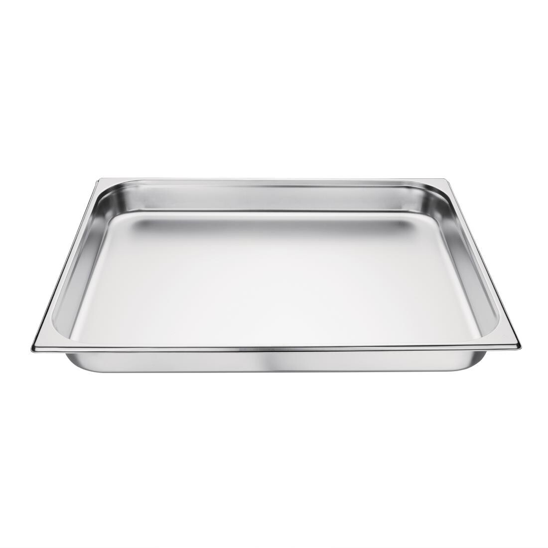 Vogue Stainless Steel 2/1 Double Size Gastronorm Pan 65mm