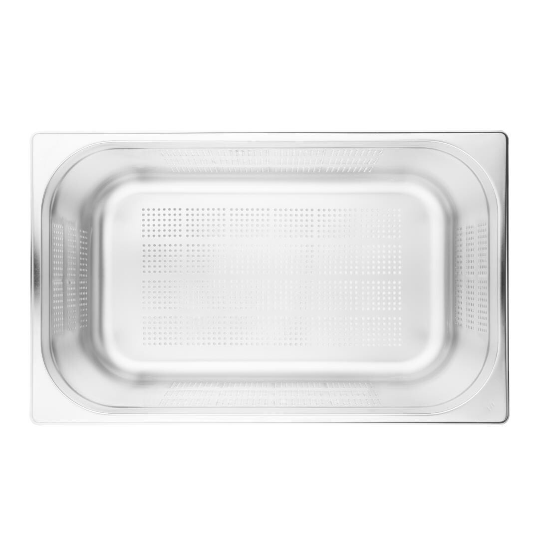 Vogue Stainless Steel Perforated 1/1 Gastronorm Pan 200mm