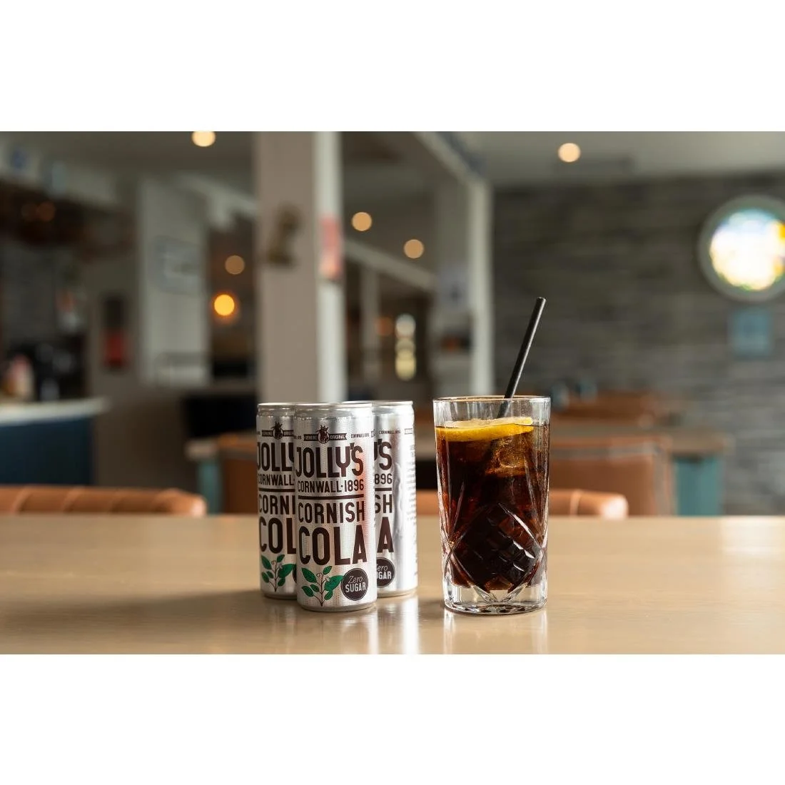 Jolly's Cornish Cola Zero Cans 250ml (24 Pack) - Image 3