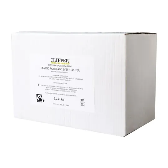 Clipper Fairtrade Classic Everyday Black Teabags (1120 pack)