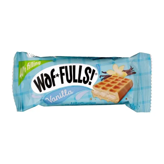 Waffuls! Waffles - Vanilla 50g (12 Pack)