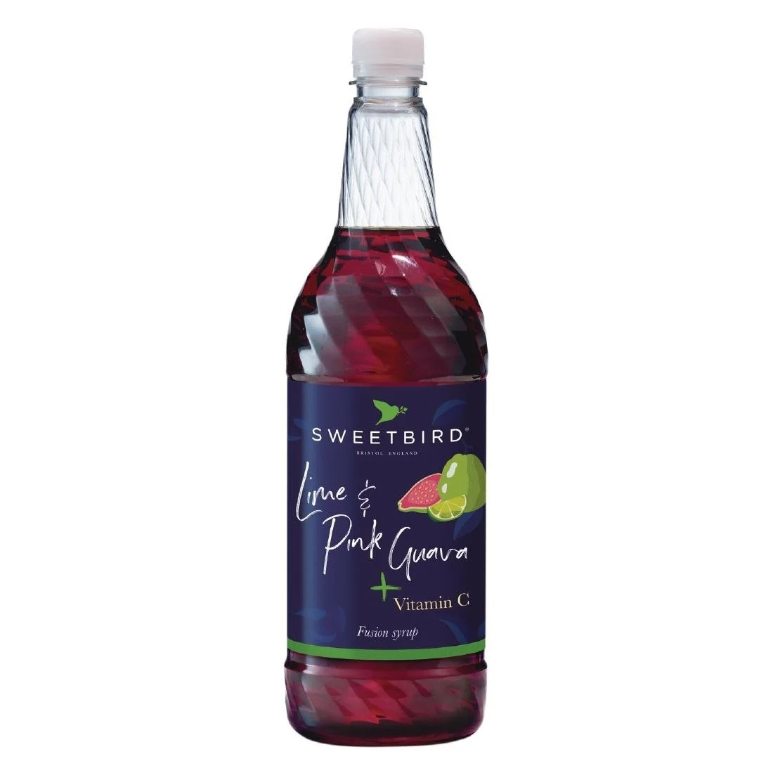 Sweetbird Fusions Syrup Pink Guava and Lime Added Vit C - Image 1