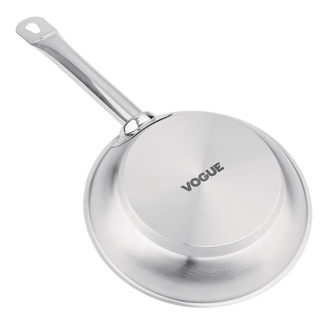 Vogue Stainless Steel Induction Frying Pan 200mm