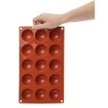 Formaflex Silicone 15 Half Sphere Mould