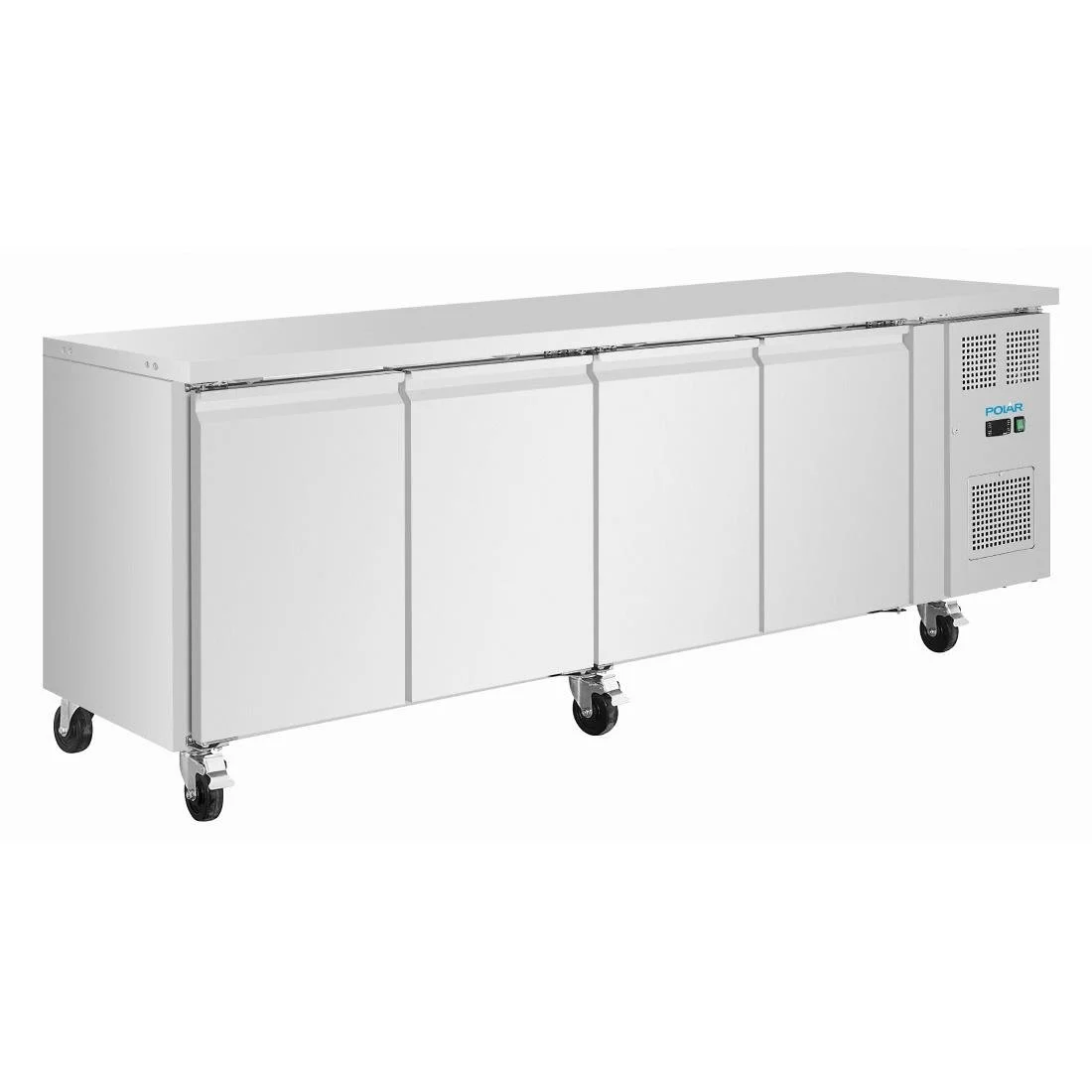 Polar U-Series Four Door Slimline Counter Fridge - Image 1