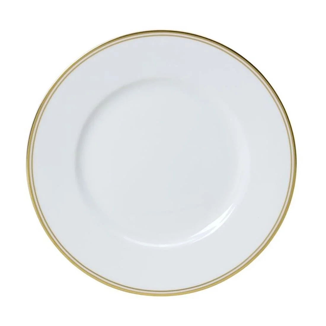 William Edwards Burnished Gold Plates 220mm (12 Pack) - Image 1