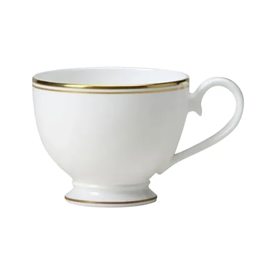 William Edwards Burnished Gold Classic Footed Tea Cups 220ml (12 Pack)