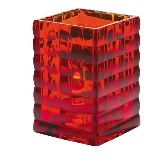 Hollowick Optic Block Ruby Glasses Lamp 67mm x 95mm (6 Pack)