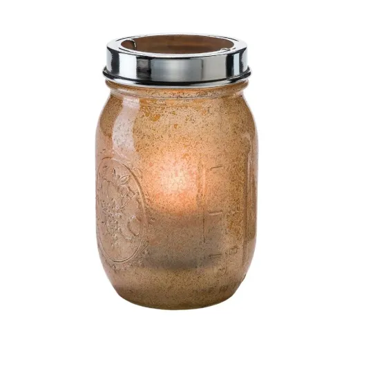 Hollowick Firefly Antique Gold Glasses Lamp with Cradle and Handle (12 Pack)