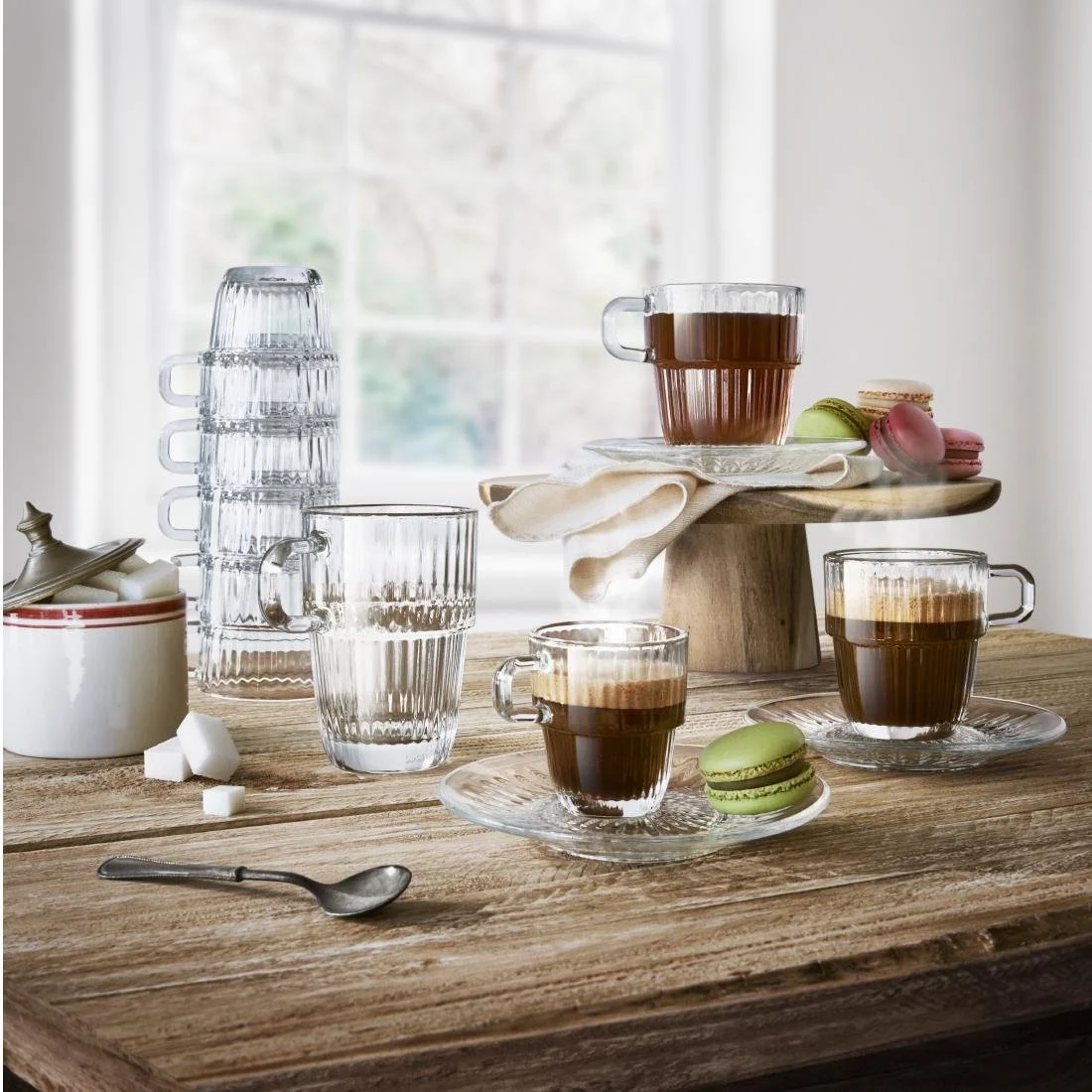 Bormioli Rocco Barshine Espresso Saucers 140mm (12 Pack) - Image 3