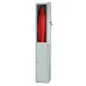 Elite Double Door Electronic Combination Locker Grey