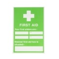 First Aiders Nearest First Aid Box Sign